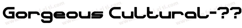 Gorgeous Cultural字体转换